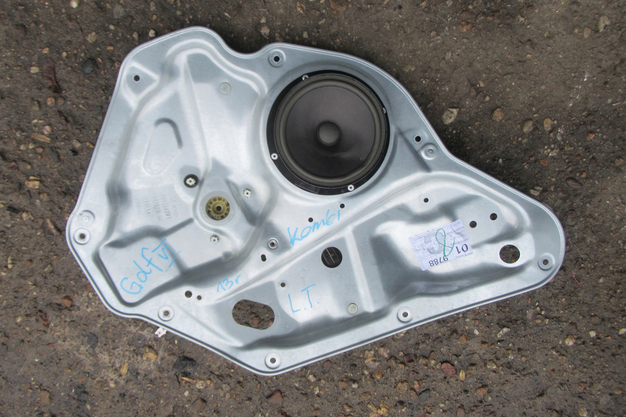 VW GOLF VI mechanism windows left rear part 1K9839755A
