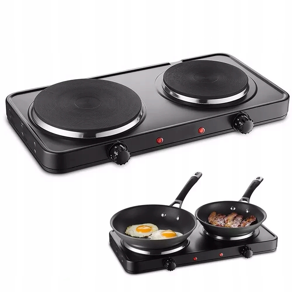 Two-burner Electric Cooker 2000w Tourist Current Heating Plate