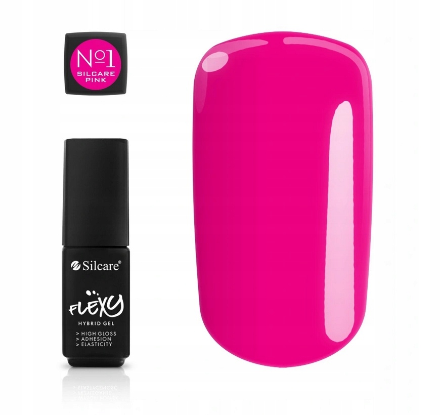 

Silcare lakier hybrydowy Flexy 4,5g kolor No1