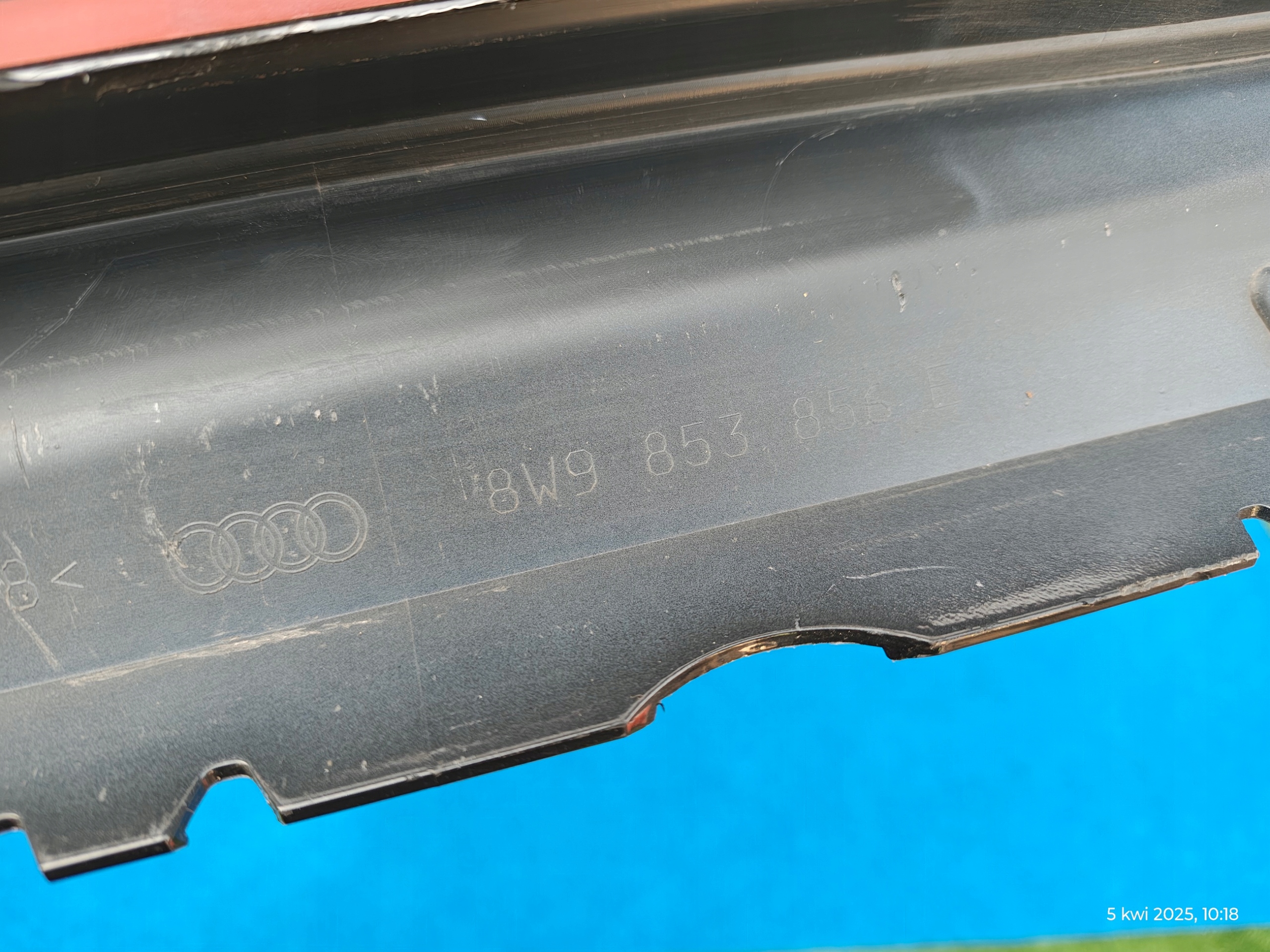 AUDI A4 B9 ALLROAD right threshold moulding threshold right 8W9853856E PRO15P