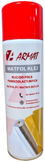 

Klej do folii paraizolacyjnej i membran w sprayu