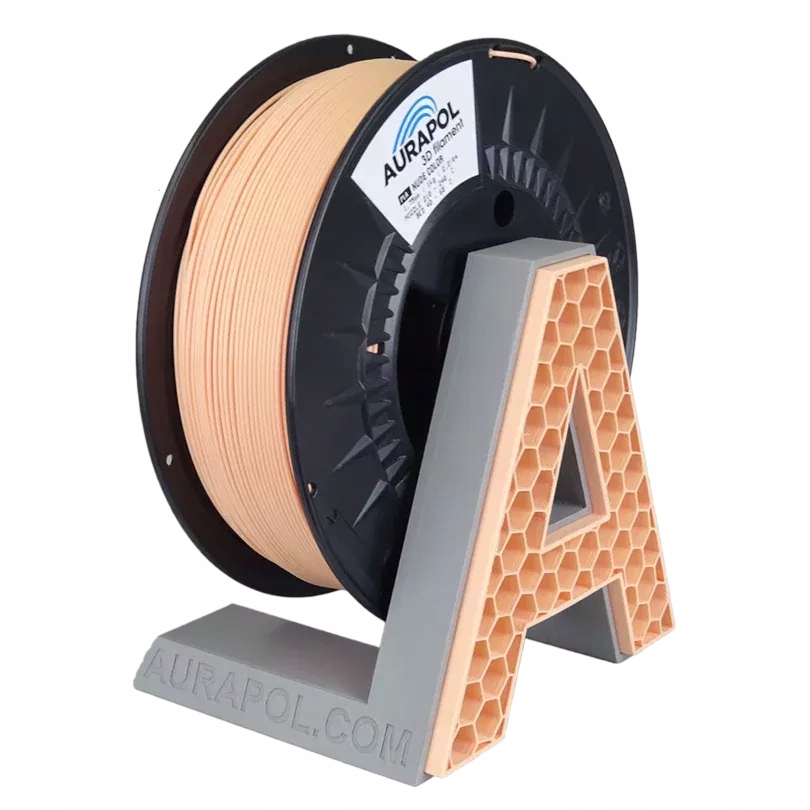 Aurapol Pla 3D Filament Pantone Nude Color Beżowy 1 kg 1,75 mm