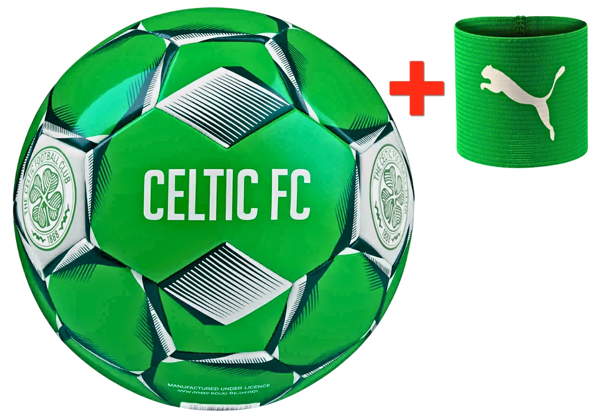 Piłka nożna treningowa Celtic FC Rozmiar 5 | prezent | + OPASKA PUMA GRATIS