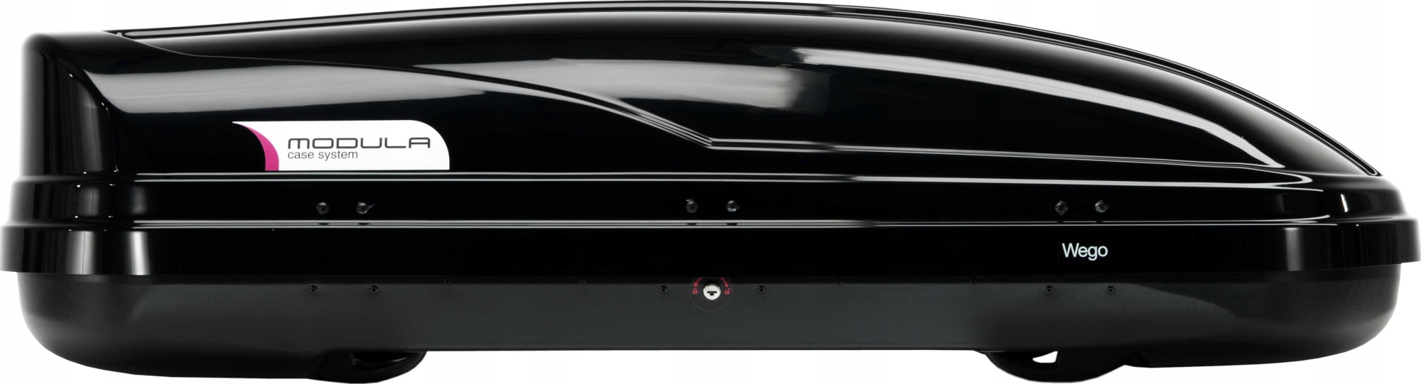 Bagaznik BOX Dachowy MODULA WeGo 450L 175cm CZARNY Szerokosc produktu 82 cm