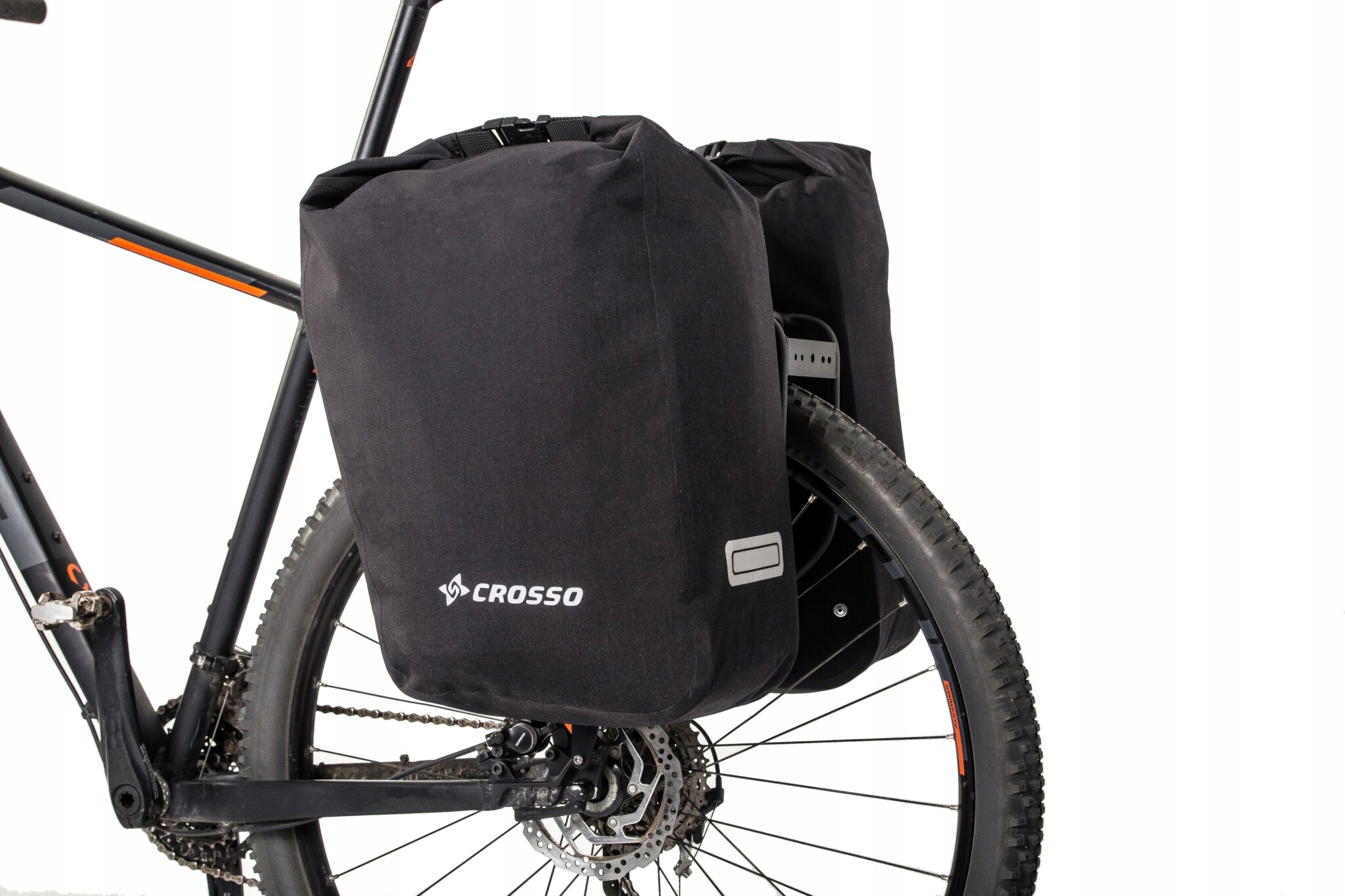 Sakwy Crosso Twist 60 System Crosso Czarny kolor