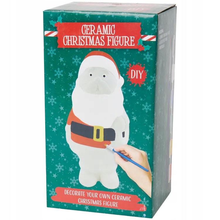 Zrób to sam: figurka do pomalowania DIY ZIMA