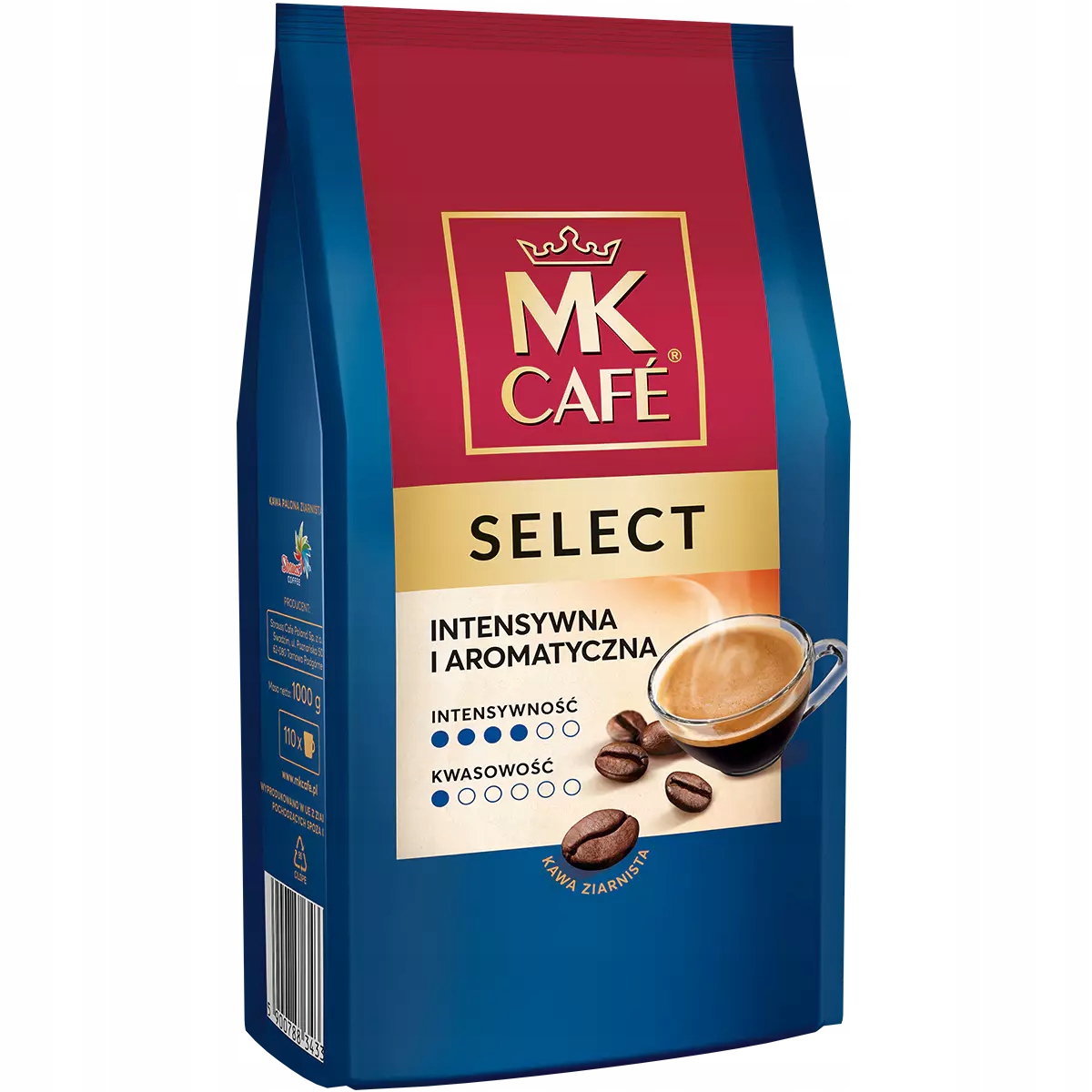 Mk Cafe Select Kawa Ziarnista Mocna Zrównoważona Do Ekspresu 1 Kg