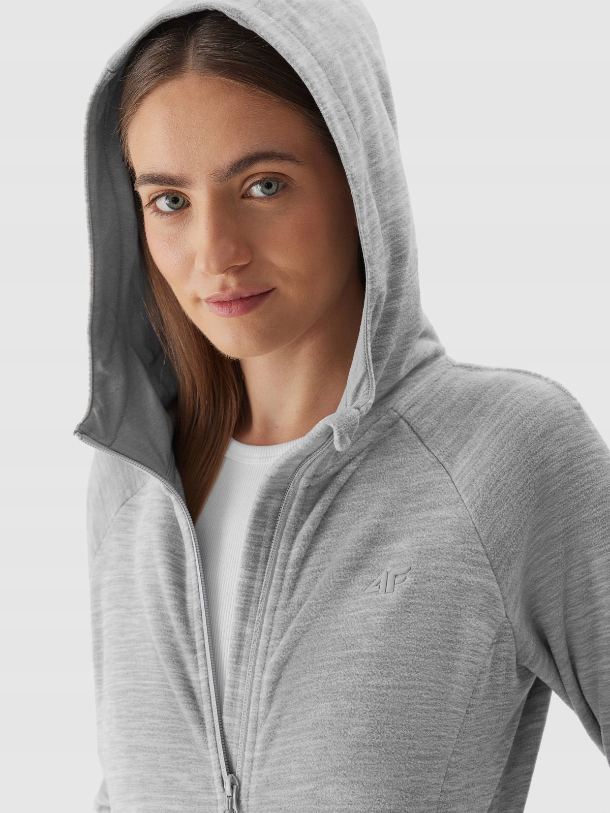 POLAR DAMSKI 4F BLUZA ROZPINANA Z KAPTUREM Rozmiar XS