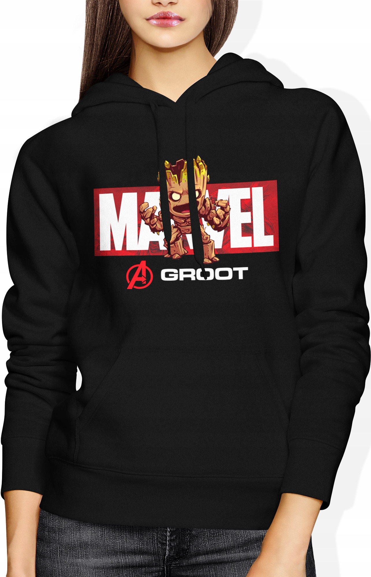 

Groot Marvel Bluza Damska Grot Z Kapturem Roz M