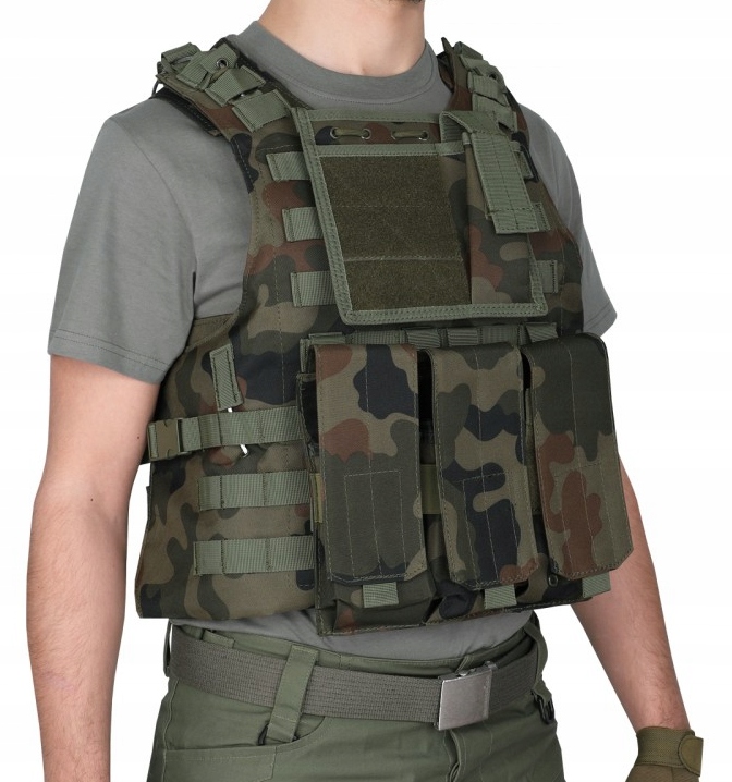 Kamizelka Taktyczna Plate Carrier Dominator Fsbe Wojskowa Molle Moro Wz 93