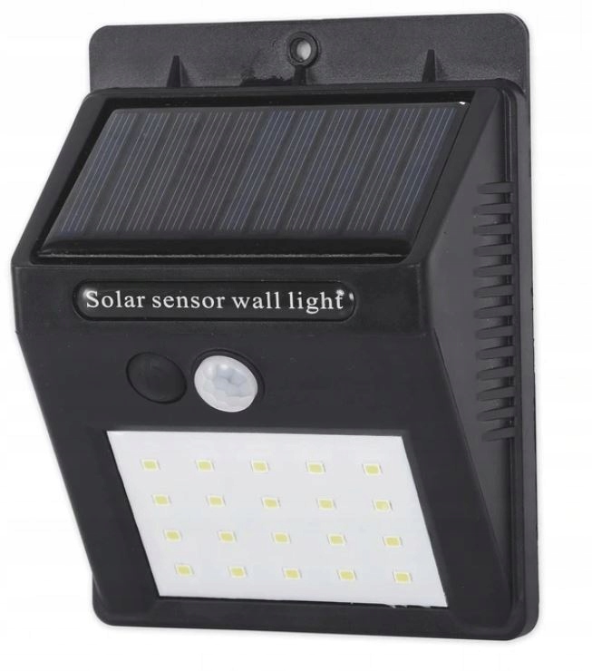 

Lampa Led Solarna ogrodowa Z Czujnikiem zewnętrzna