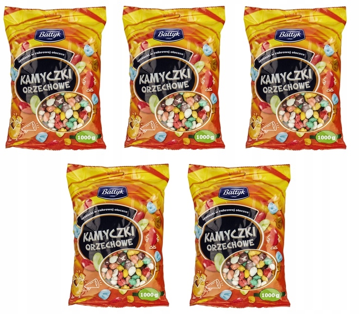 Levně 5 x 1 kg Bałtyk Ořechové kamínky Karton