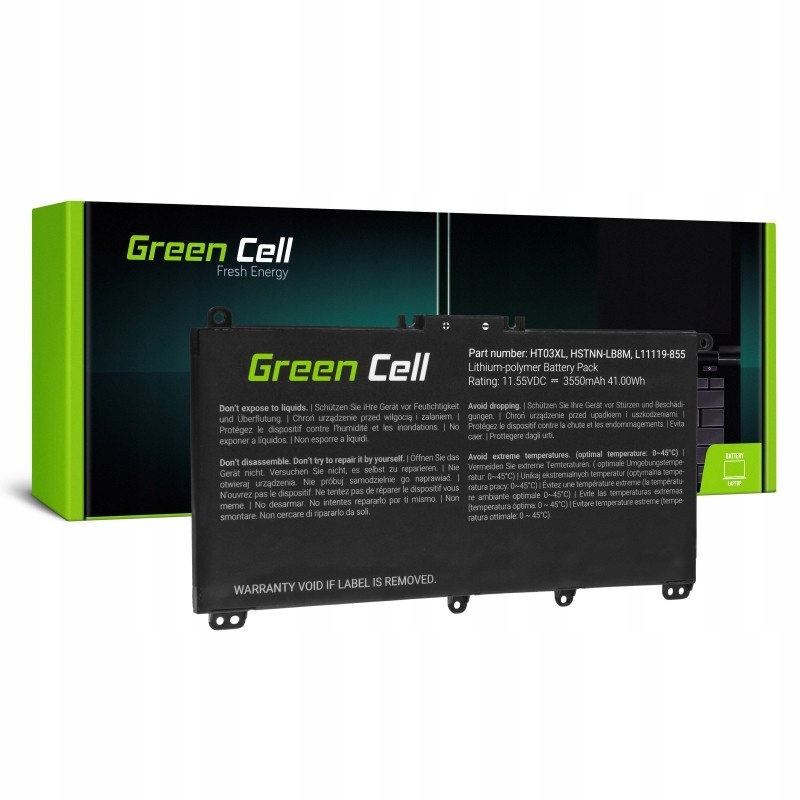 Green Cell Baterie pro Hp 250 G7 HT03XL 11,55V 3,5Ah