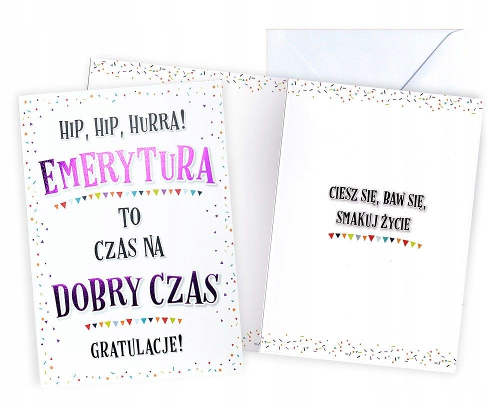 

Kartka z okazji przejścia na Emeryturę Premium V70