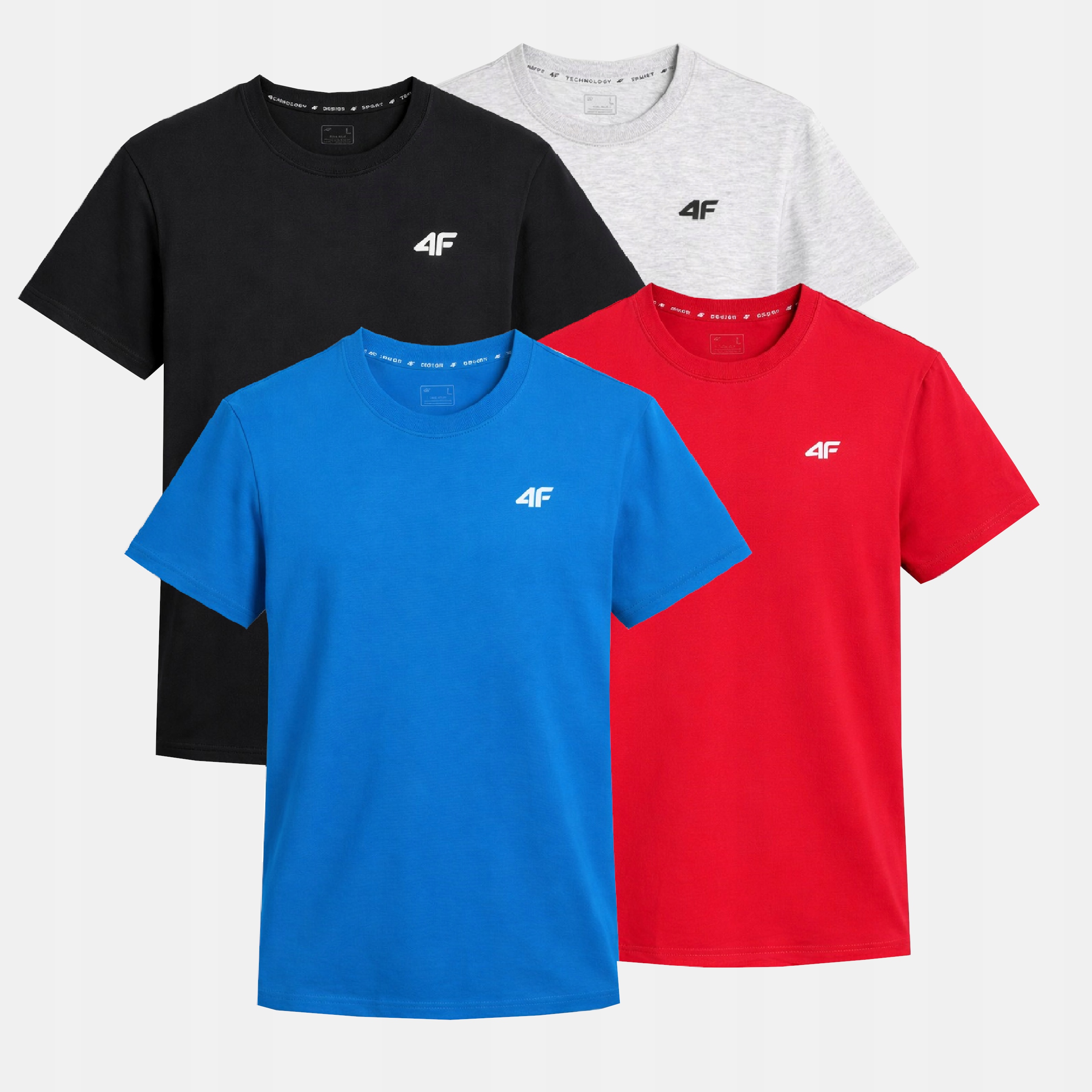 Pánské Tričko 4F Tričko Komplet 4PAK M TTSHM3341