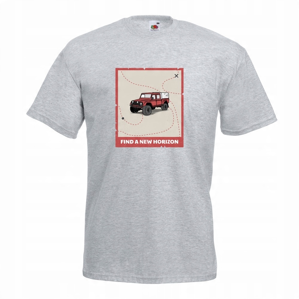 

Koszulka find a new horizon jeep S szara