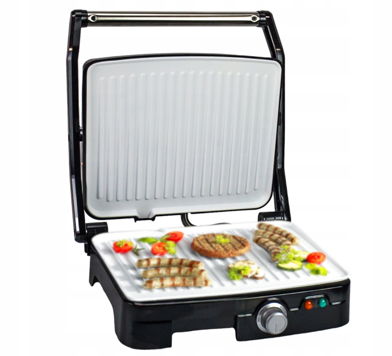Grill Elektryczny Opiekacz Toster 3 W 1 Do Panini płyty ceramiczne 1800W