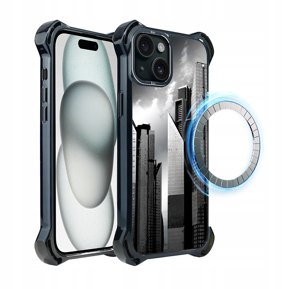 Pouzdro pro iPhone 15 Plus Ibizu DropGuard Ultra s MagSafe, Manhattan