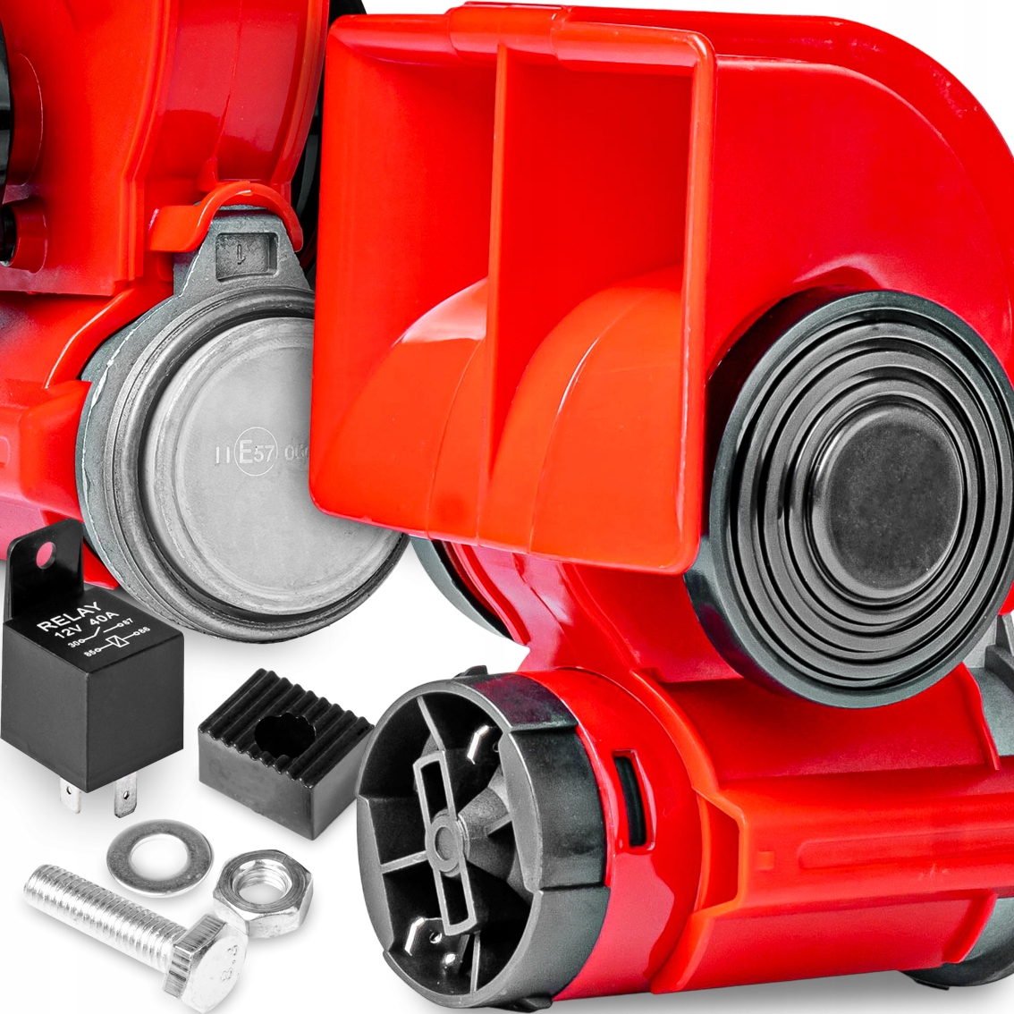 FANFARA SYRENA KLAKSON TIR 139 db KOMPRESOR 12V