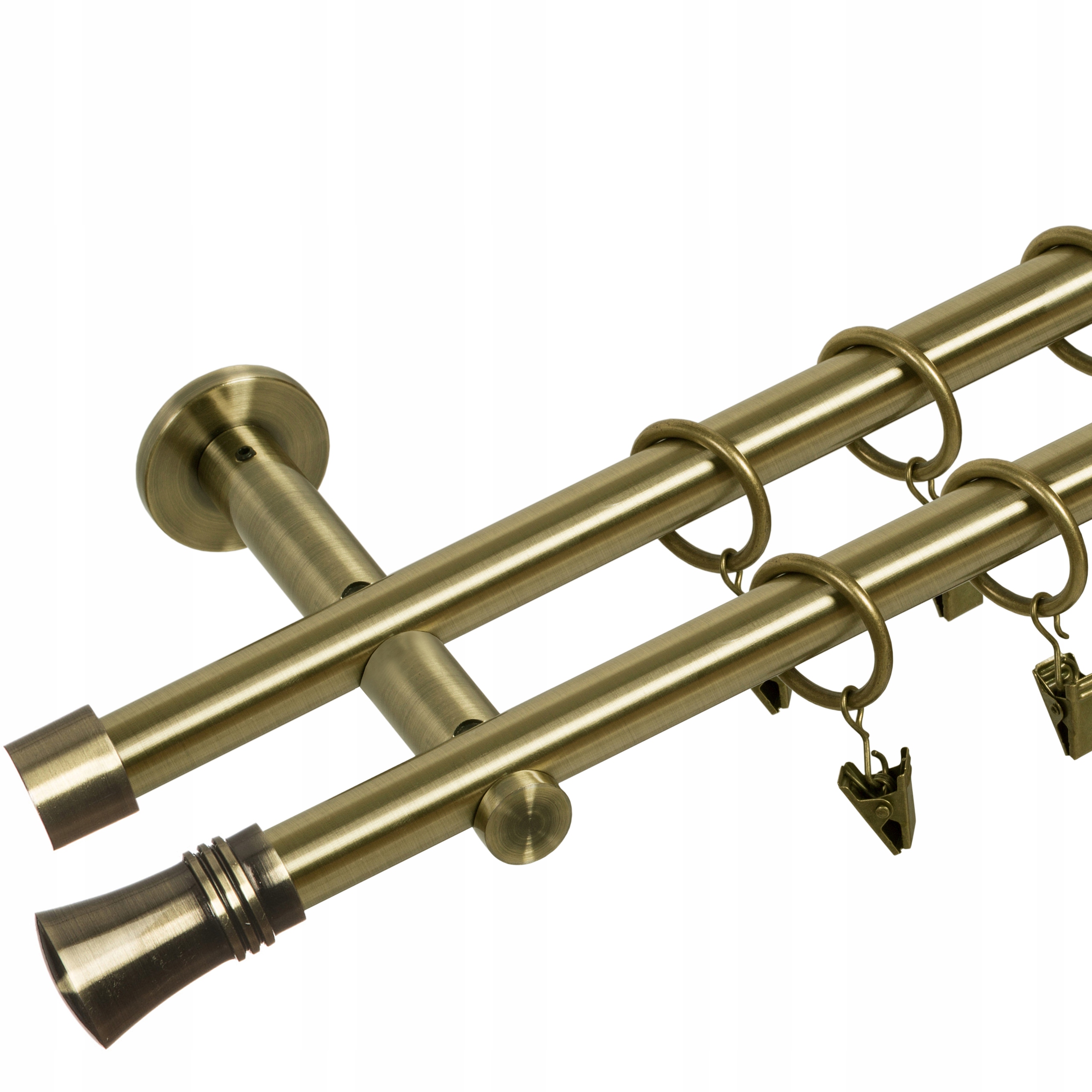 

Karnisz Metalowy Podwójny 19/19 mm 240 cm