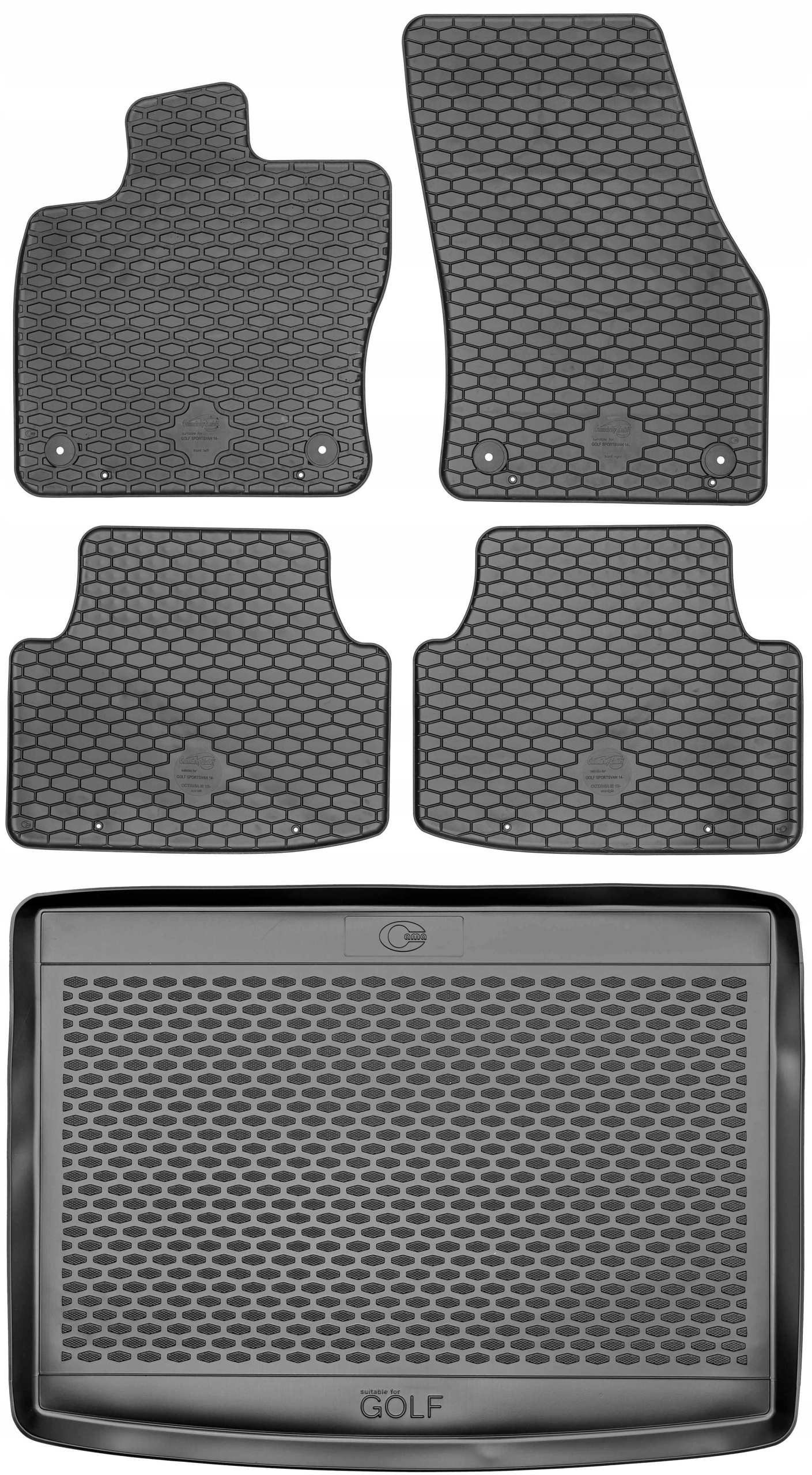 Volkswagen Golf Sportsvan od roku 2014-2020 Sada Koberce batožinový priestor