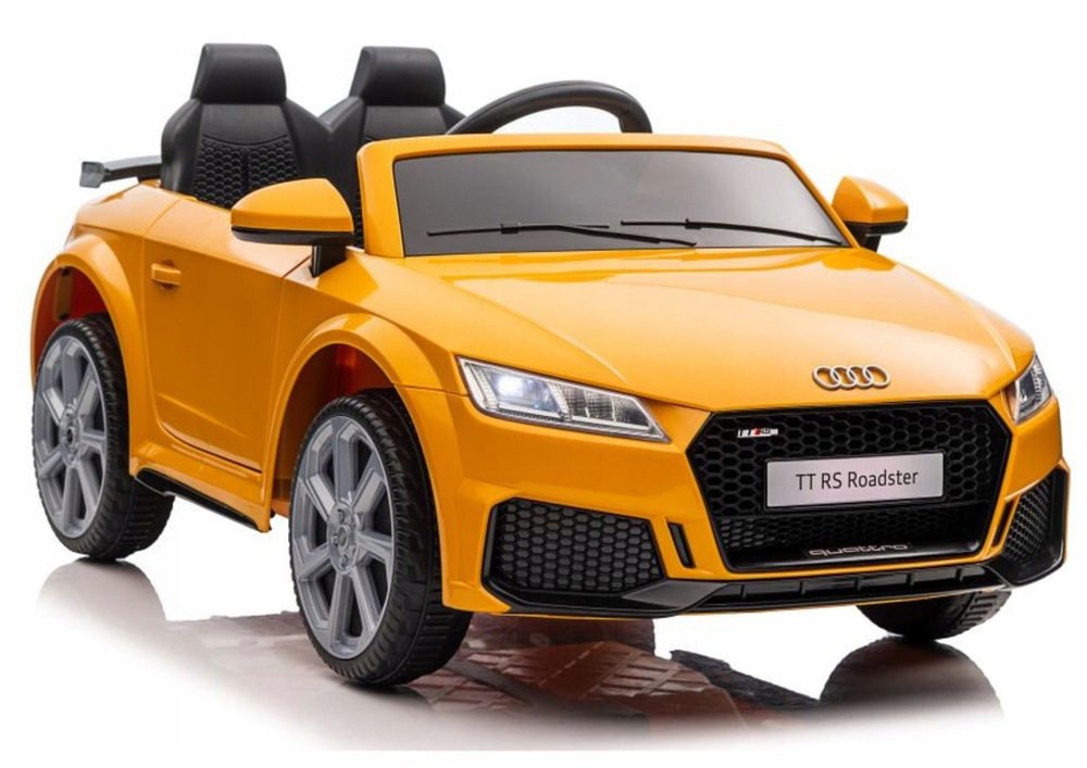 Samochód na akumulator Audi Tt Rs dla dzieci żółty
