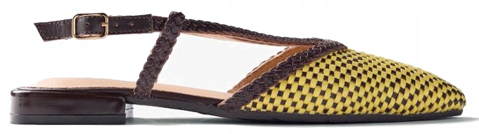 Stylové Dámské Sandály Bez Paty, Kožená Pletená Kůže Gioseppo 38