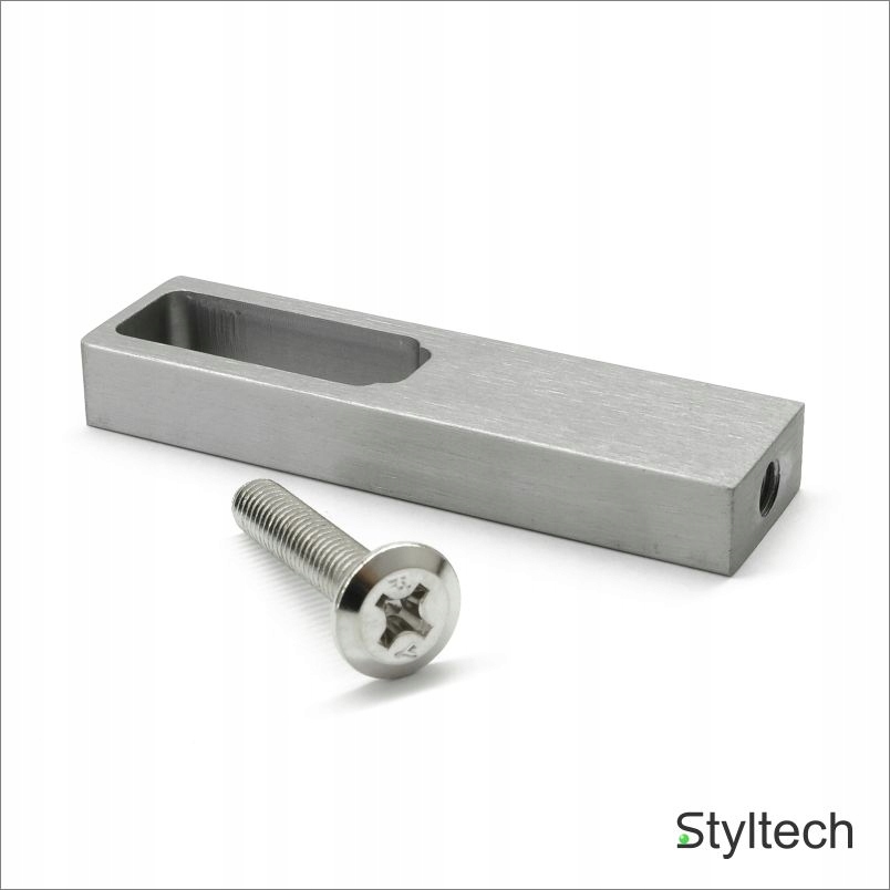 Mocowanie środkowe drążka prostokątnego PAKKI INOX Marka Styltech