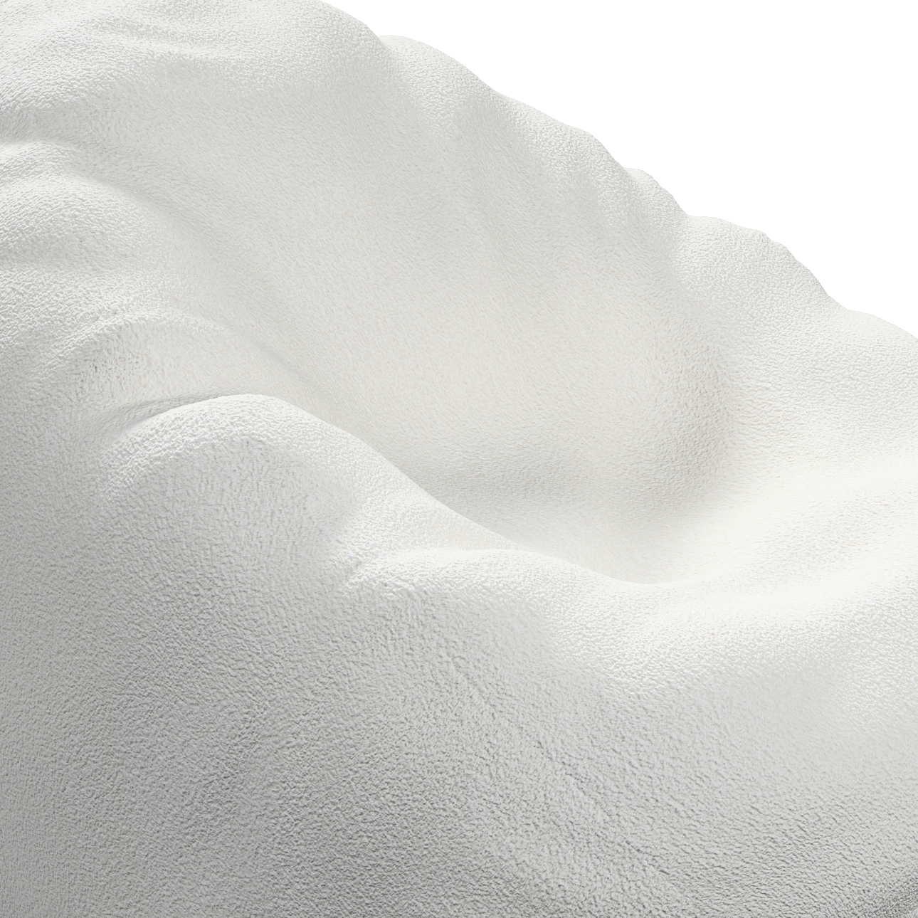 Yellow Tipi Worek do siedzenia biały XL Szerokość mebla 80 cm