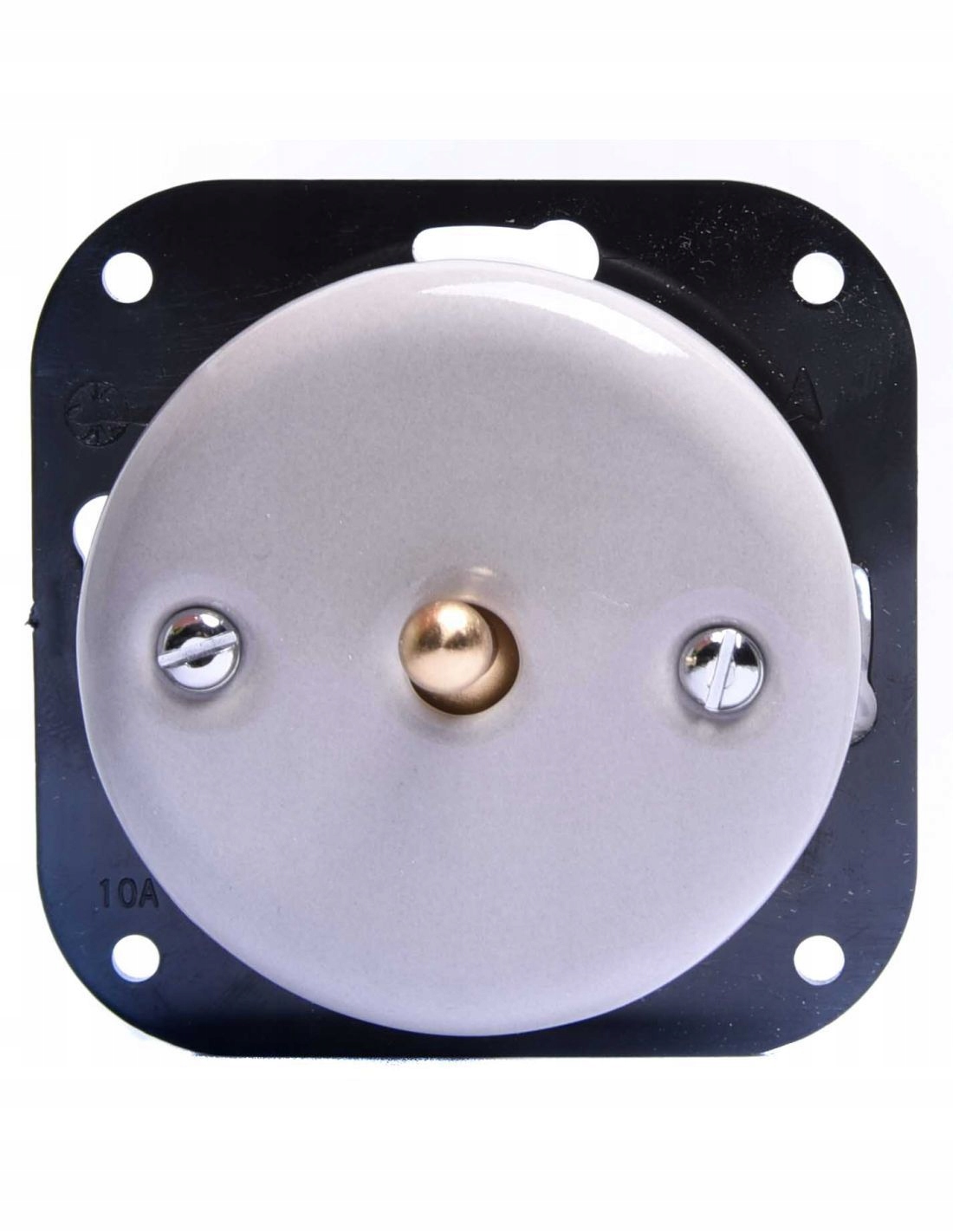 Ceramiczny Włącznik Podtynkowy Jednotorowy Dźwigniowy Szary CWPT1DG