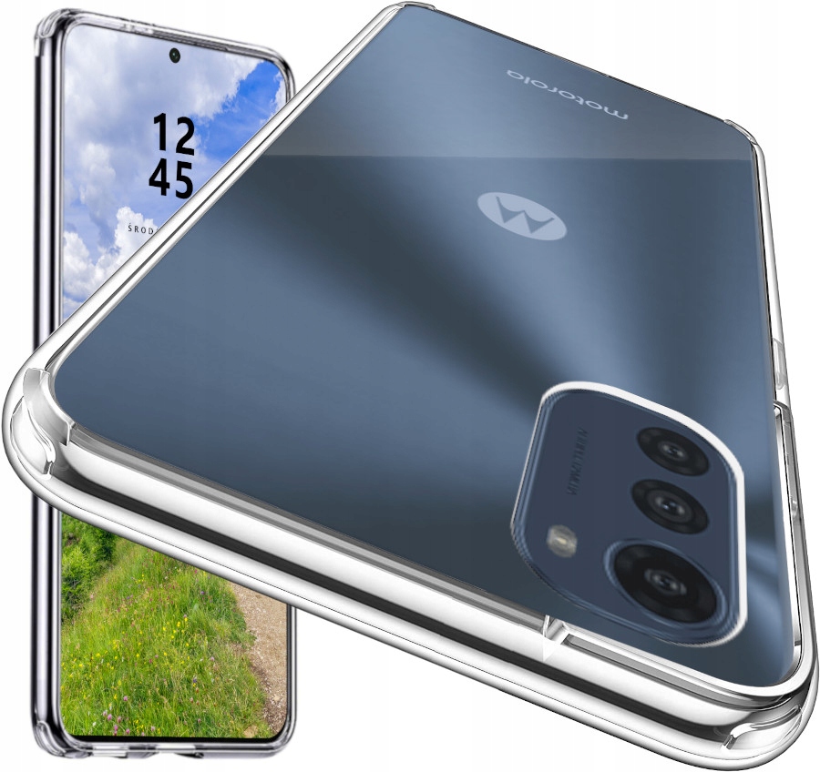 

Etui do Motorola E32 E32S Gel Clear Case Szkło