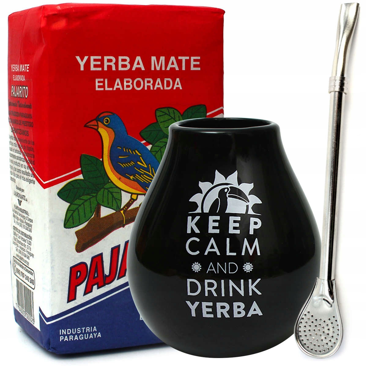 Dárková Sada dárkový set Klasik Yerba Mate Pajarito 1 kg