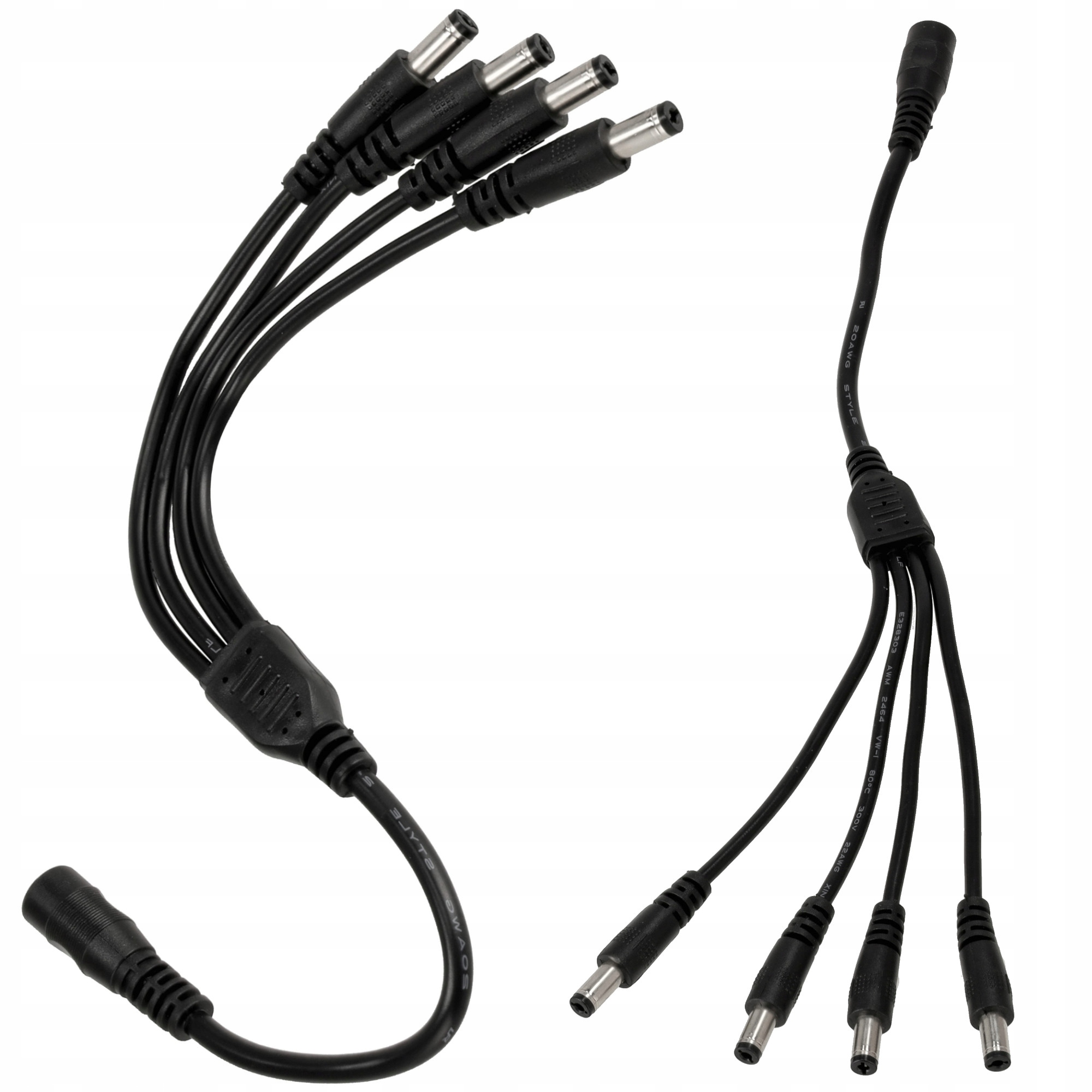 

Złączka rozgałęziacz kabel mono 5,5/2,1mm 1 na 4