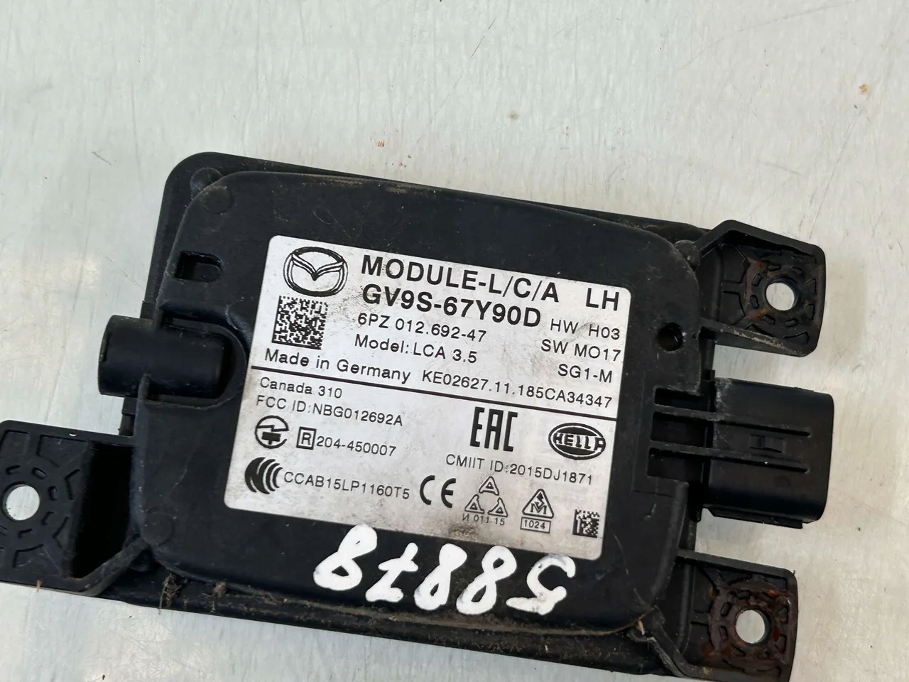 Датчик левый mazda 6 III РЕСТАЙЛИНГ GV9S-67Y90D