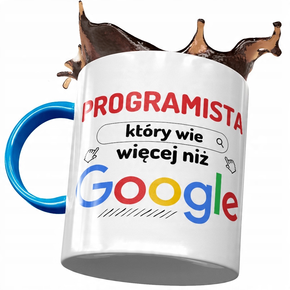 

Kubek Błękitny Dla Programisty Wie Więcej Niż