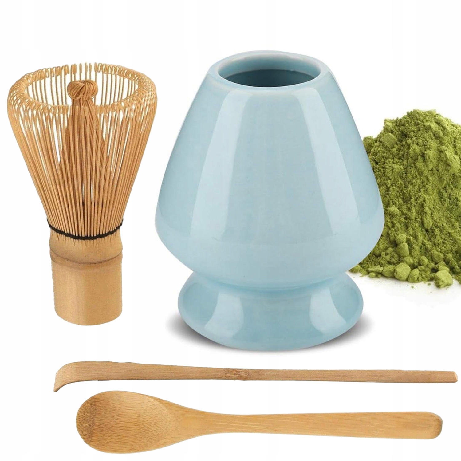 Levně 4KS Sada Metliček Chasen Štětec Na Čaj Matcha