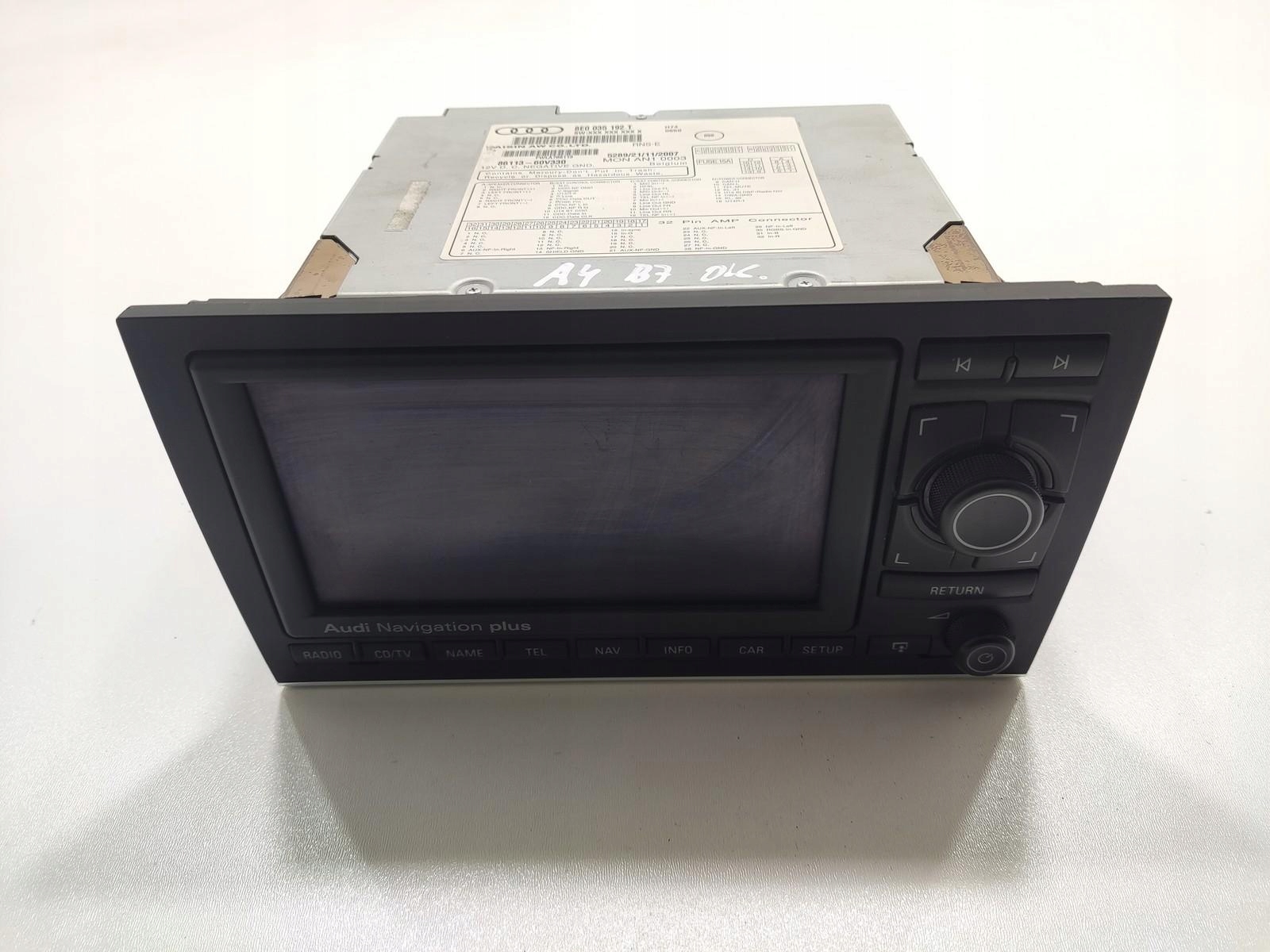 FABRYCZNA Navigation RADIO RNS-E AUDI A4 B7 2004-2008 8E0035192T