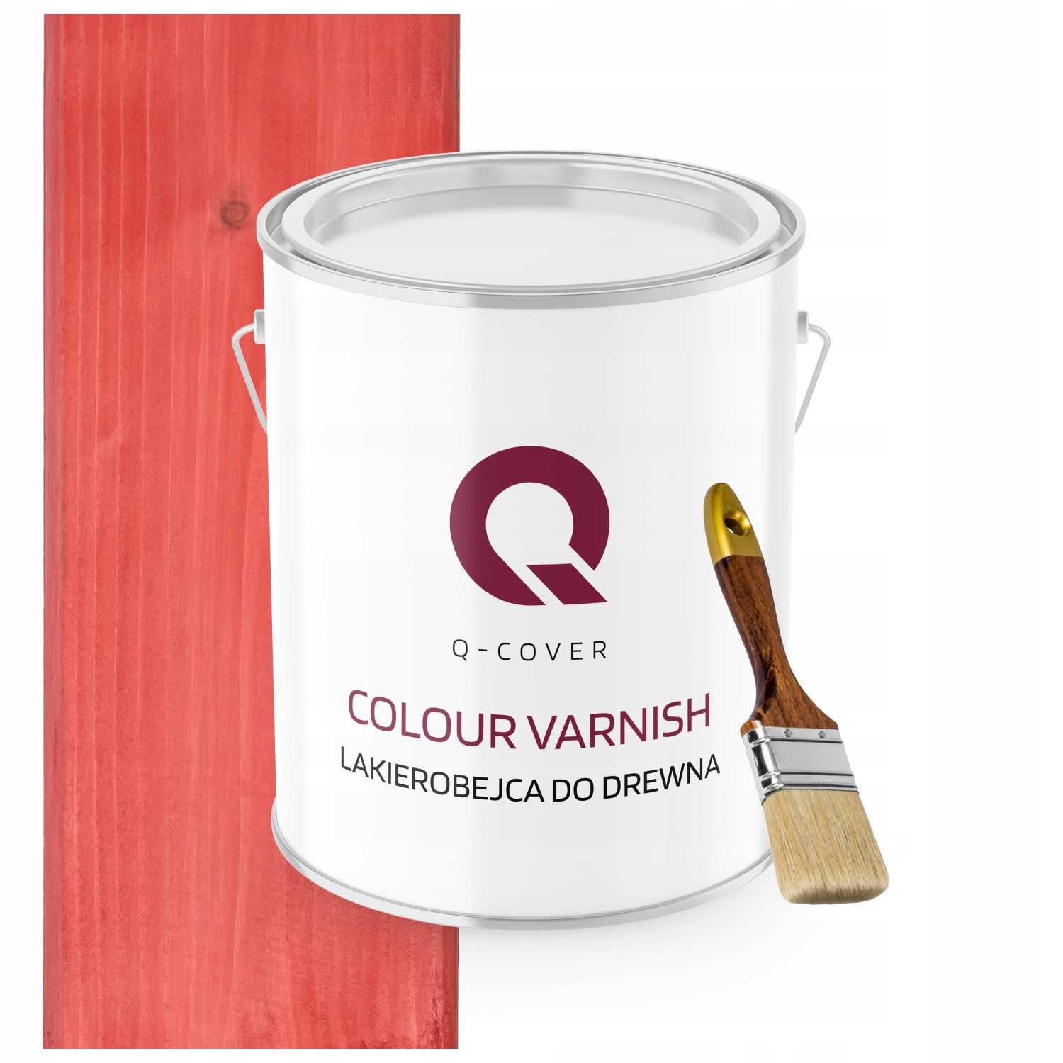 Lakovnice Na Dřevěné Prvky Výkonná 3V1 Růžová Polomatná 2,5L Dárek