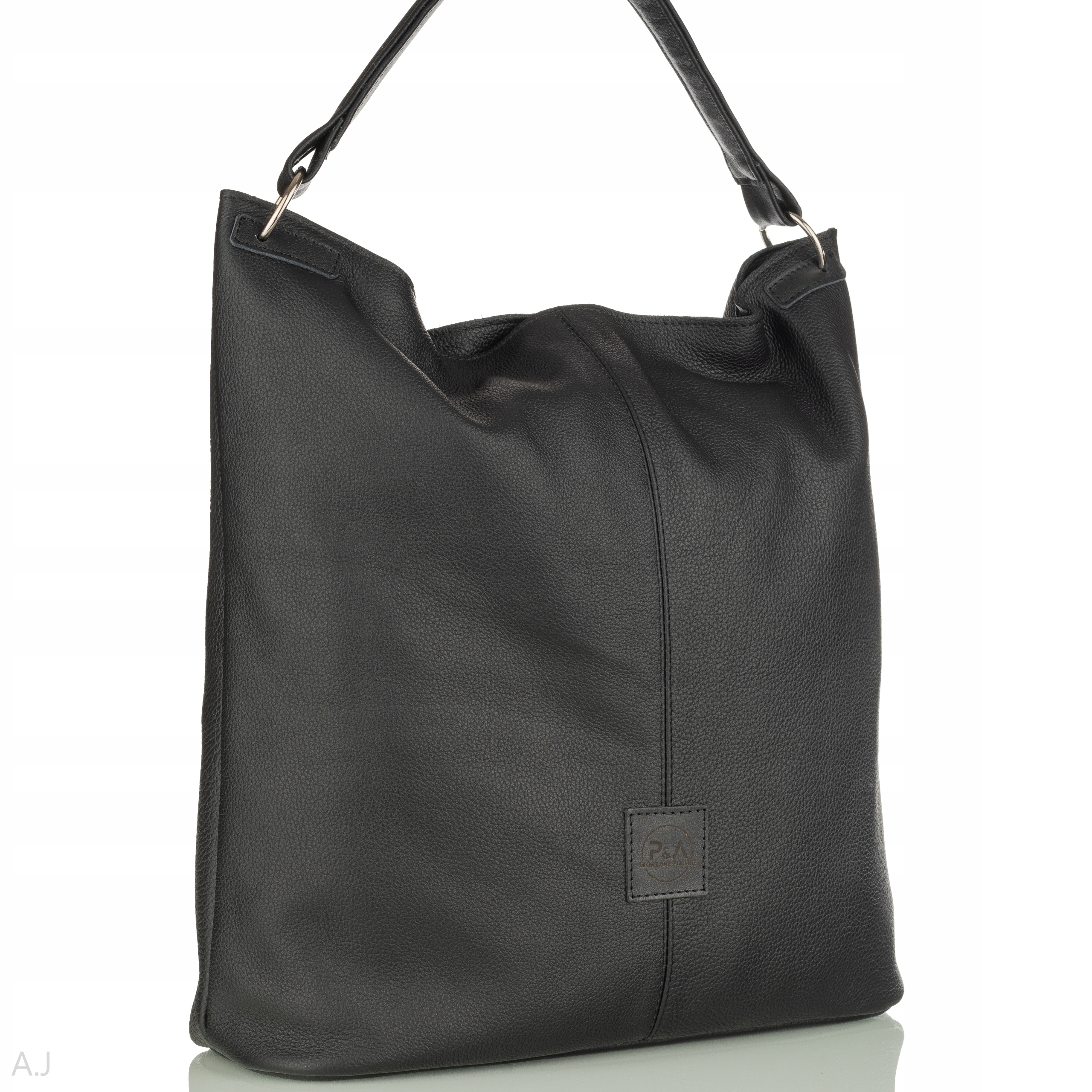 TOREBKA DAMSKA SKÓRZANA DUŻA WOREK SKÓRZANY TORBA Marka inna