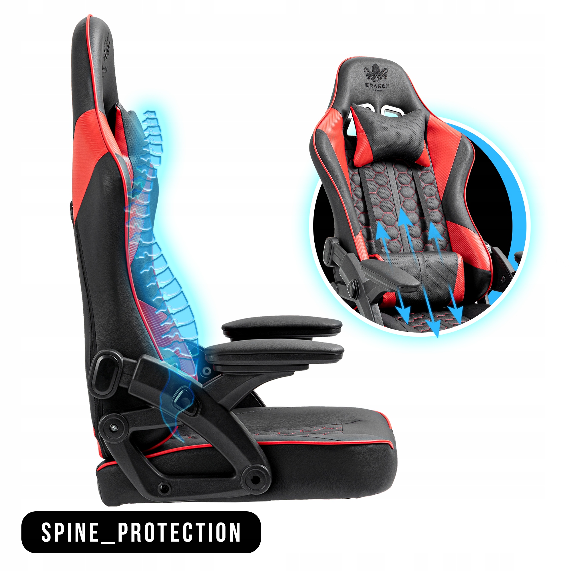 FOTEL GAMINGOWY BIUROWY KRZESŁO OBROTOWE DO BIURKA Model Feyton