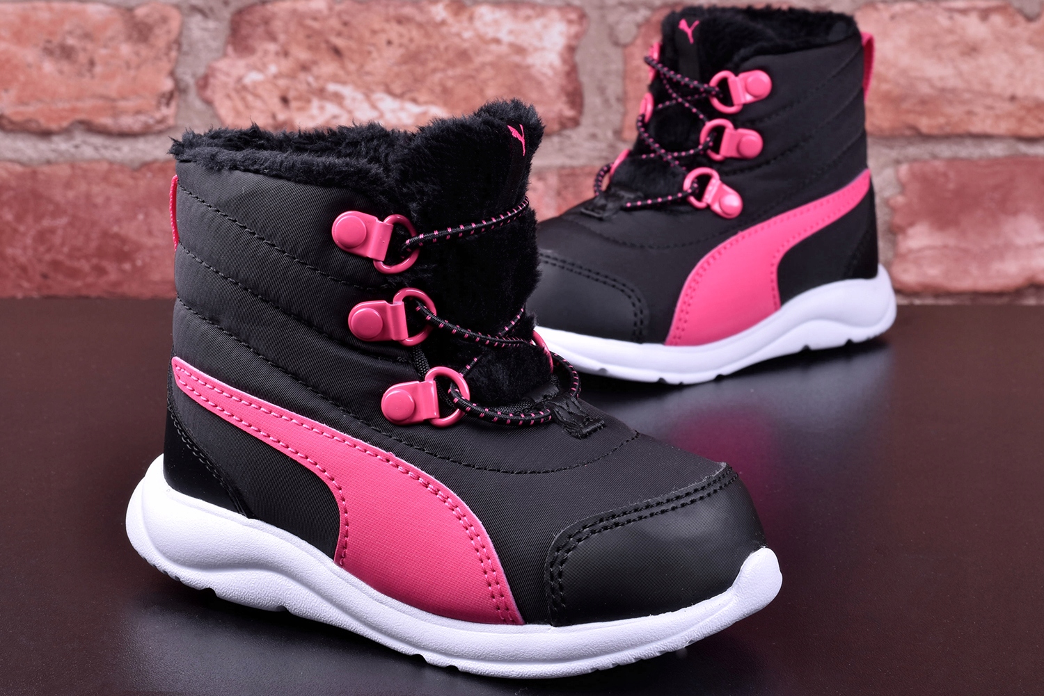 Buty Dziecięce Śniegowce PUMA Fun Racer -02 ocieplane ciepłe kożuch r.28 EAN (GTIN) 4062453163660