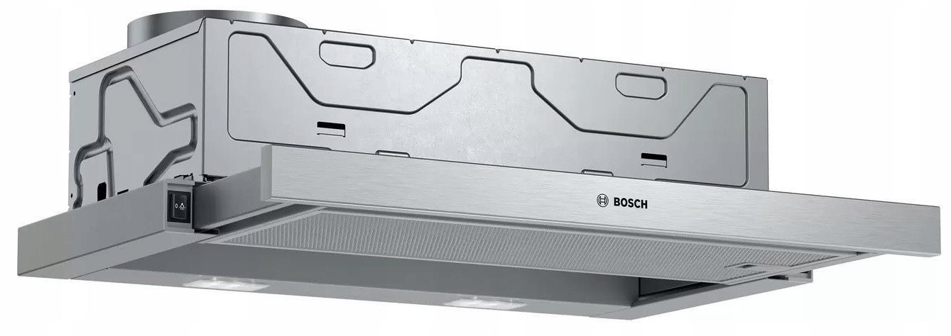 Okap do zabudowy teleskopowy Bosch DFM064W54 59,8cm srebrny