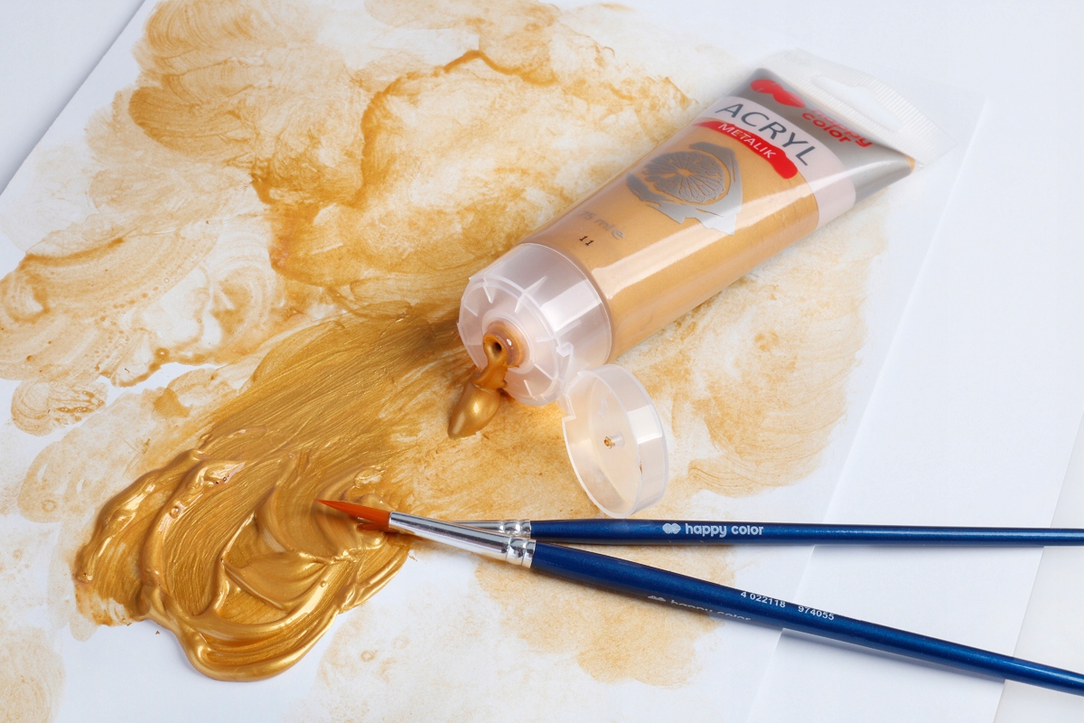 

Farba akrylowa 75ml Złoto Metallic Happy Color