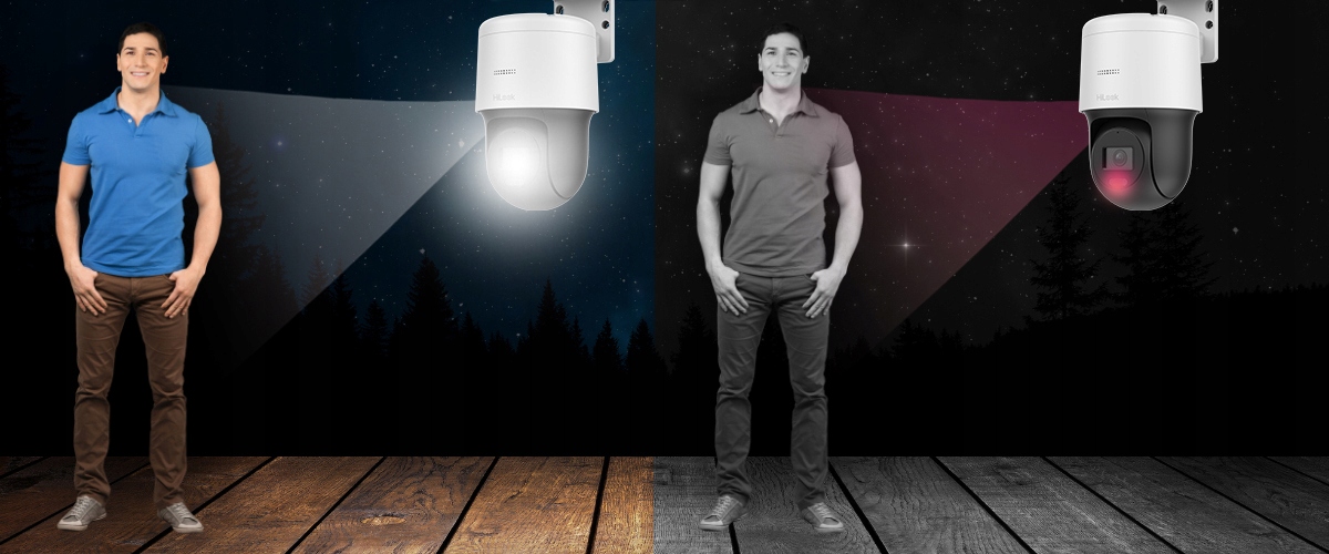 KAMERA Obrotowa IP PoE 4MPx PTZ-N4MP Kamera IP Hilook Dualight(IR+LED) Marka HiLook