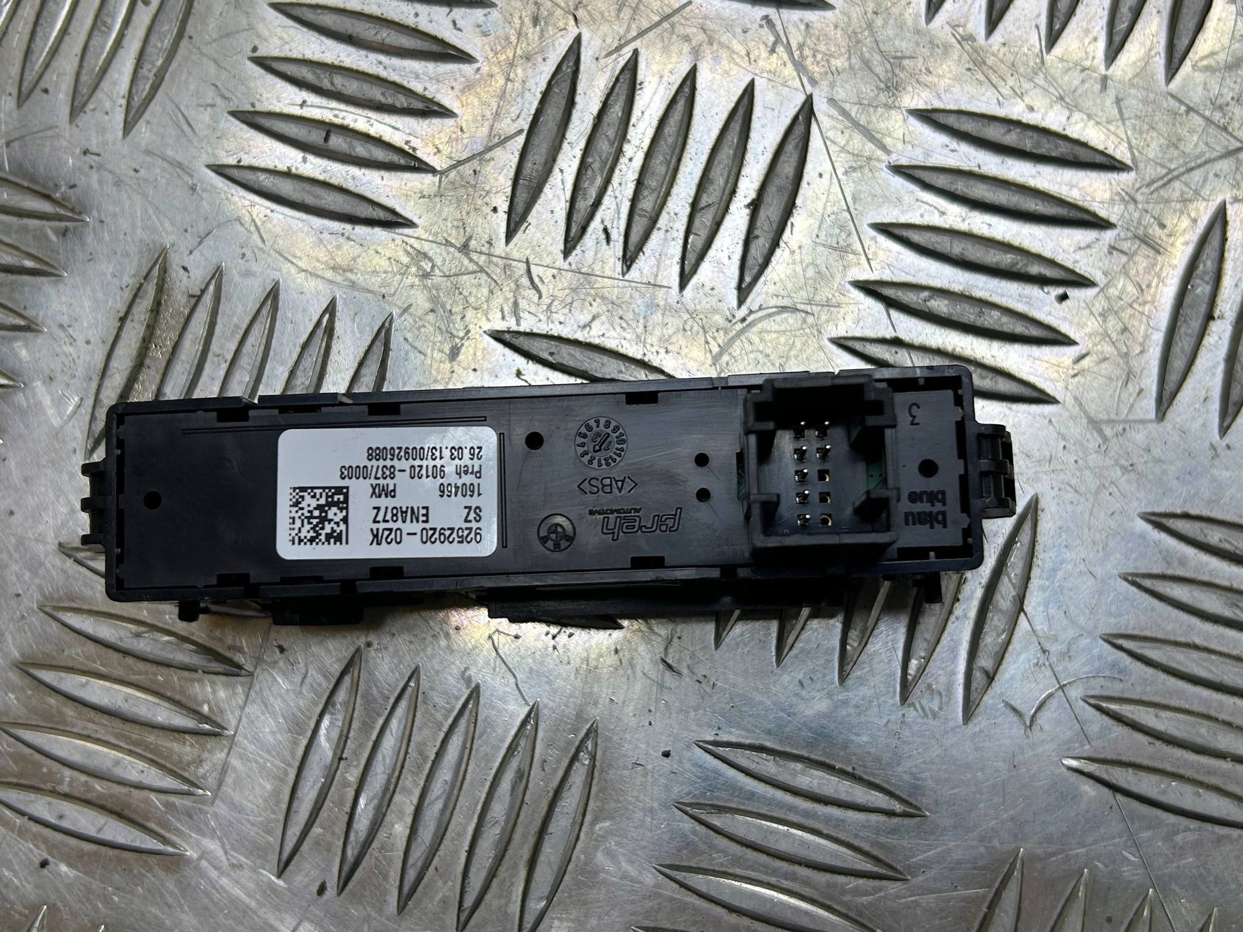 control panel switch trybu running BMW 9252920