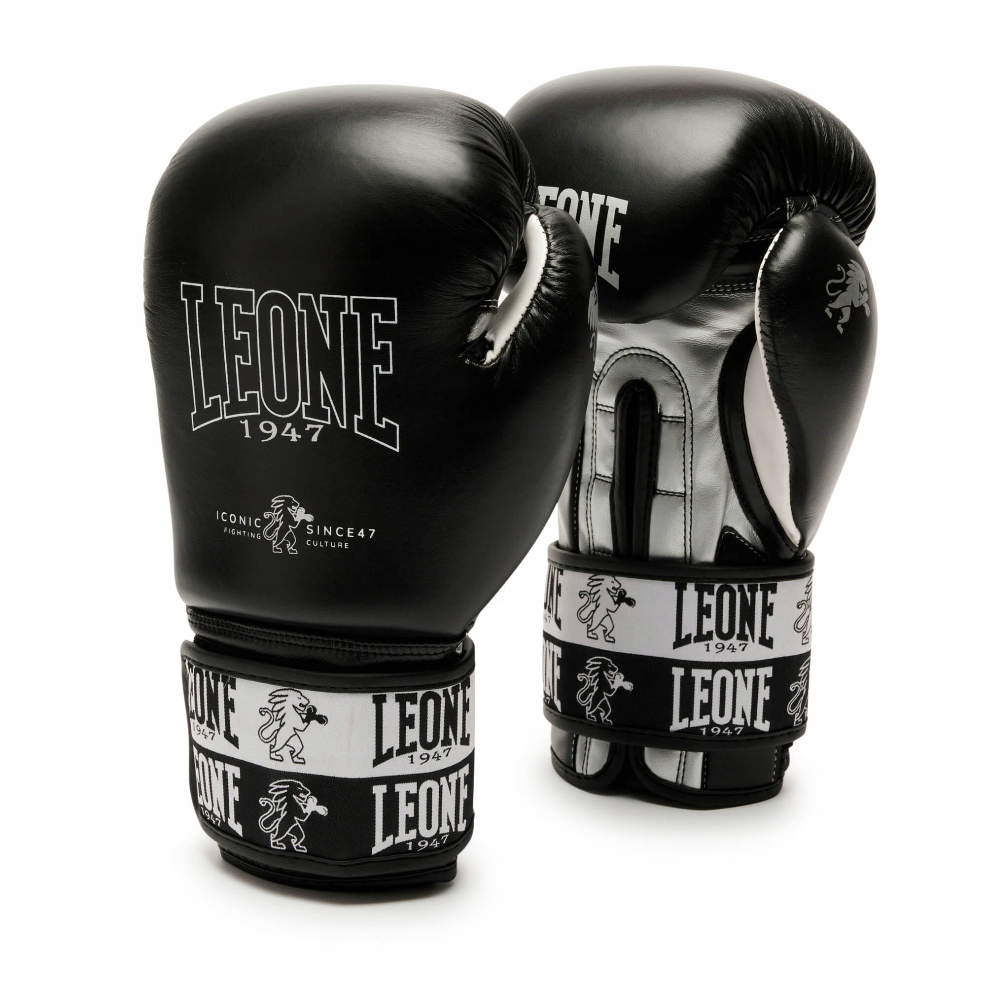 Leone Rękawice Bokserskie Iconic Czarne GN208 14OZ
