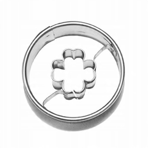 

Wykrawacz metalowy 4,0 cm kółko z koniczyną