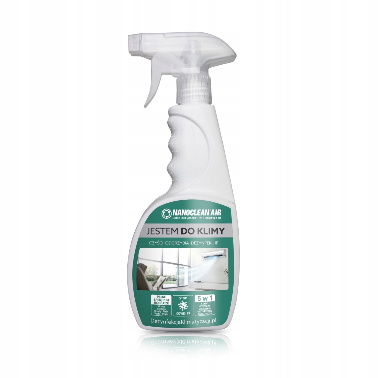 

Odgrzybiacz klimatyzacji NanoClean Air 500ml Atest