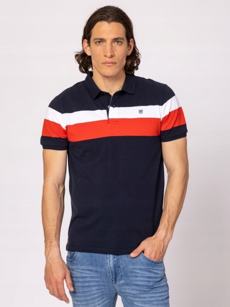 Heavy Tools Pánské Tričko Polokošile Tričko Dominic Červené L