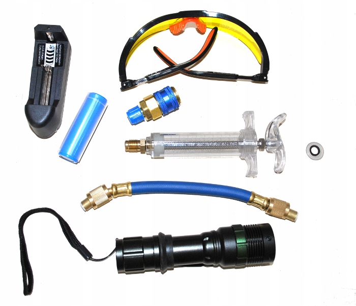 Quatros Zestaw sprawdzania szczelności klimatyzacji UV R134a QS13134 Kod producenta QS13134